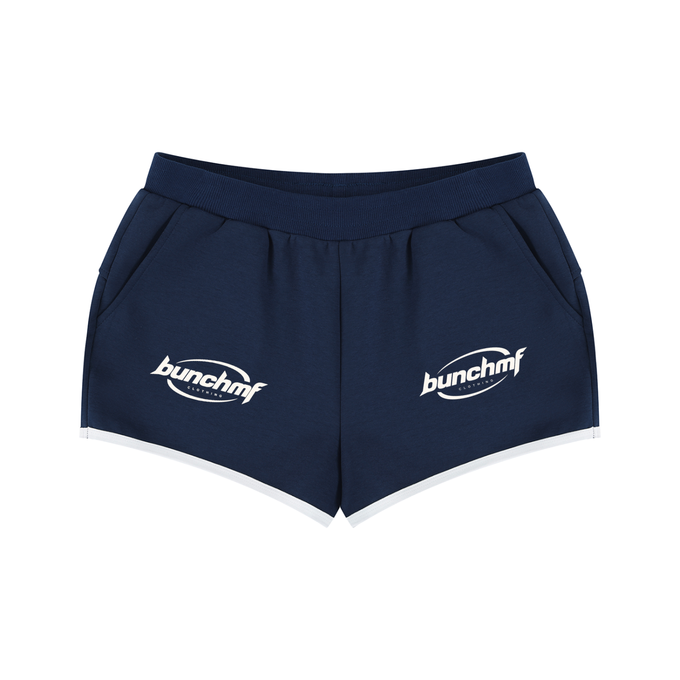Women's Retro Contrast Binding Shorts